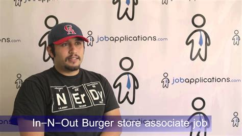 The second is more personal and difficult in terms of questions asked. . In n out store associate